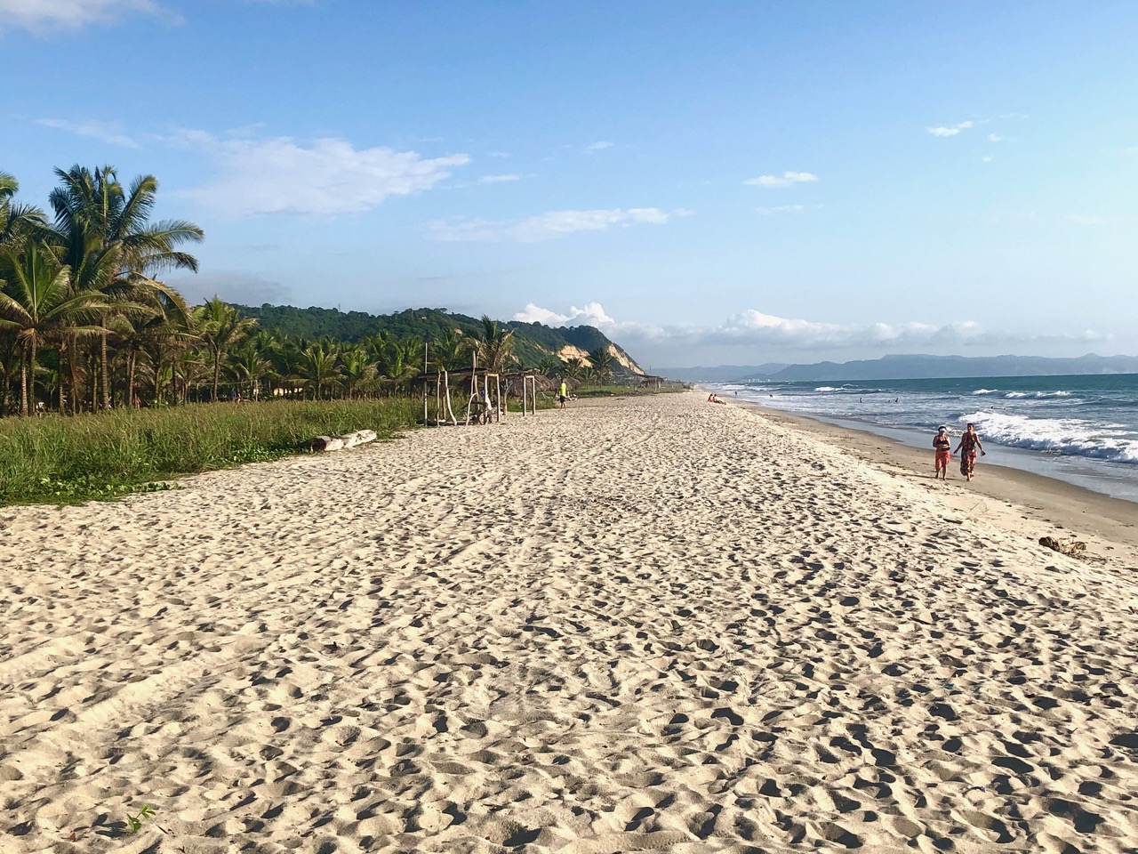 Área de playa frente a la casa